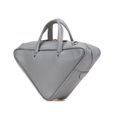 Medium Leather Triangle Duffle Bag